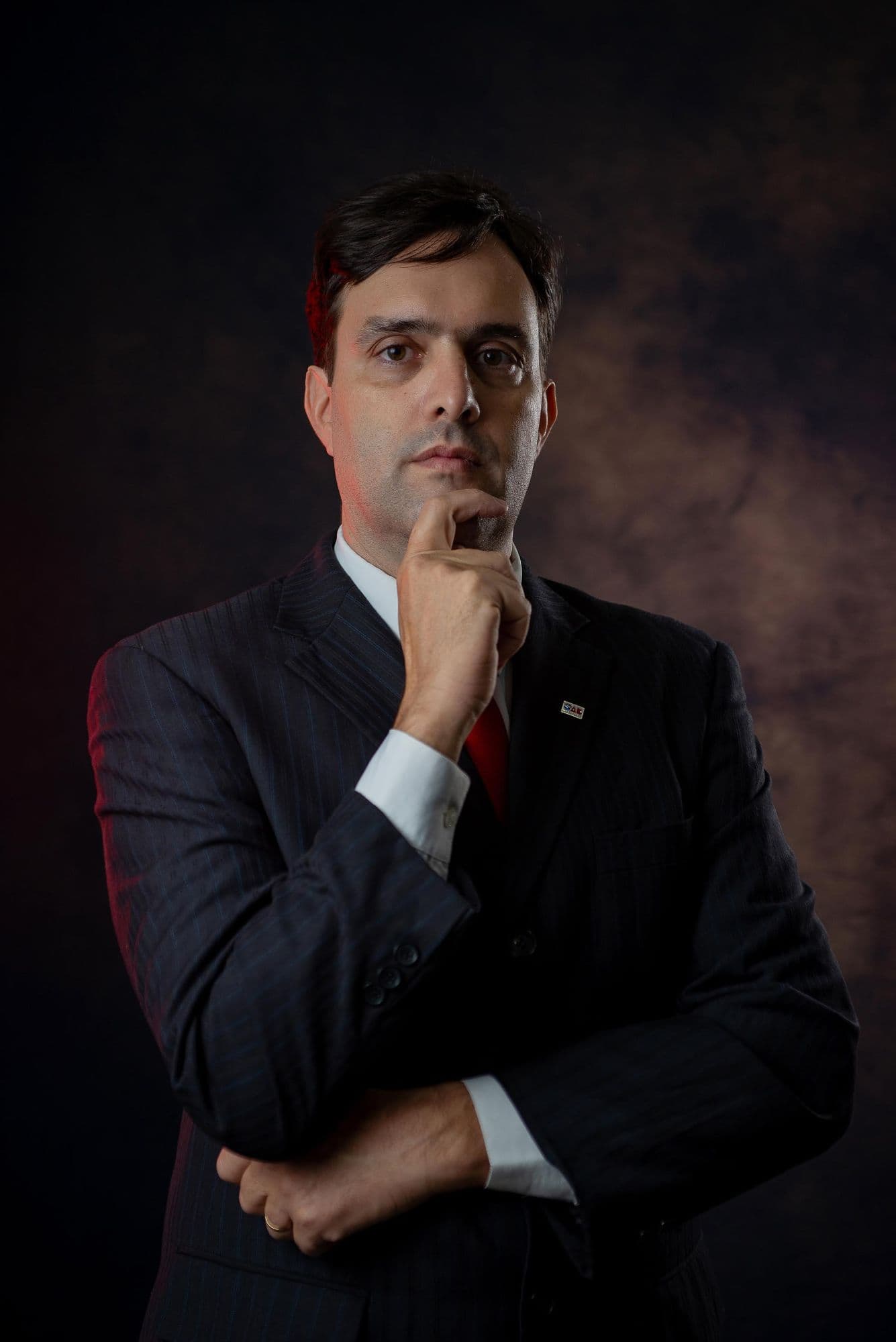 Gustavo Lino Mendonça, advogado, em retrato de estúdio